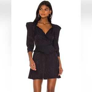 LPA Arabella Dress In Navy Mini Sz M | Revolve